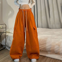 Vintage Loose Cargo Jeans - fairypeony