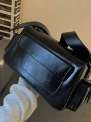 Vintage Pu Leather Crossbody Bag - fairypeony