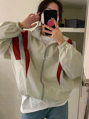 Vintage Patchwork Collar Neck Jacket - fairypeony