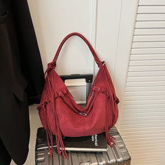 Womens Suede Bag - fairypeony