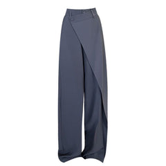 Irregular Patchwork Straight Leg Pants