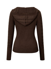 Womens Long Sleeve V-Neck Sweater