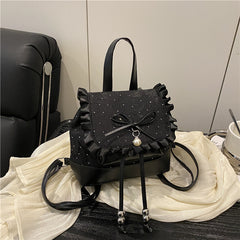 Bowknot Travel Backpack for Women - fairypeony