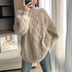 New Autumn-Winter Solid-Colored Sweater