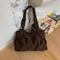 Retro Large Capacity Crossbody Tote Bag
