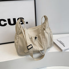 Vintage Drawstring Crossbody Bag