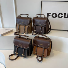 Vintage PU Leather Backpack