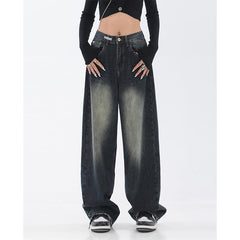 Vintage Light Wash Baggy Boyfriend Jeans