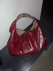 Leopard Print Reversible Tote Bag Large Capacity PU Handbag