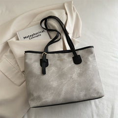 Aesthetic Pendant Pu Leather Tote Bag - fairypeony