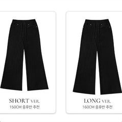 Women's High Waist Flared Denim Pants