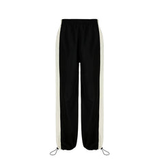 Contrast Side Stripe Baggy Sweatpants