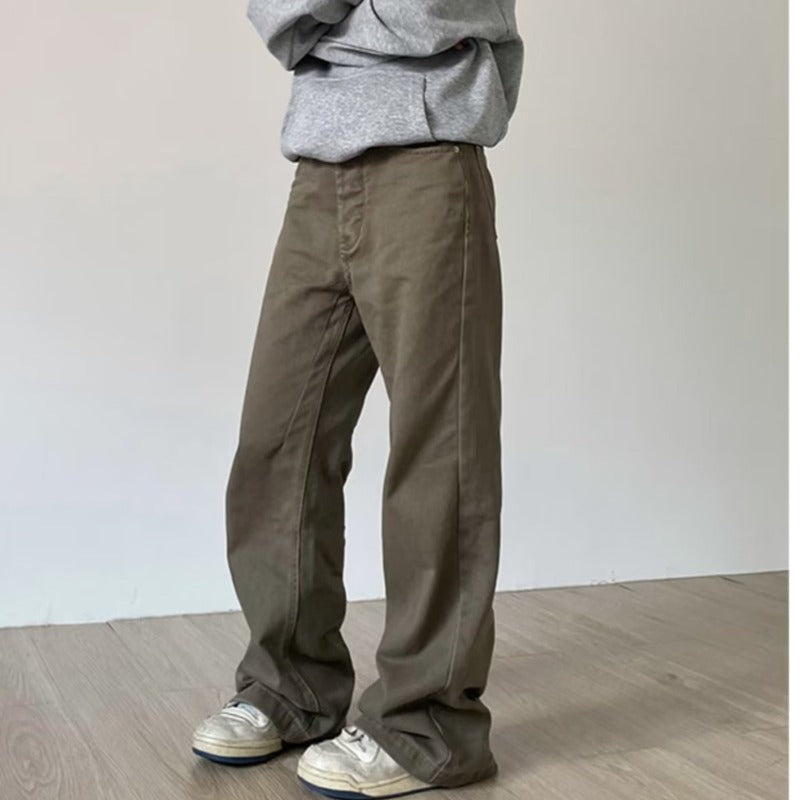 Vintage Washed Mid Rise Boyfriend Jeans - fairypeony