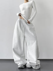 Women's High-Waisted Wide-Leg Sweatpants
