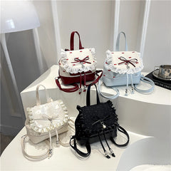 Bowknot Travel Backpack for Women - fairypeony