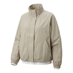 Stand Collar Zipper Windbreaker Jacket
