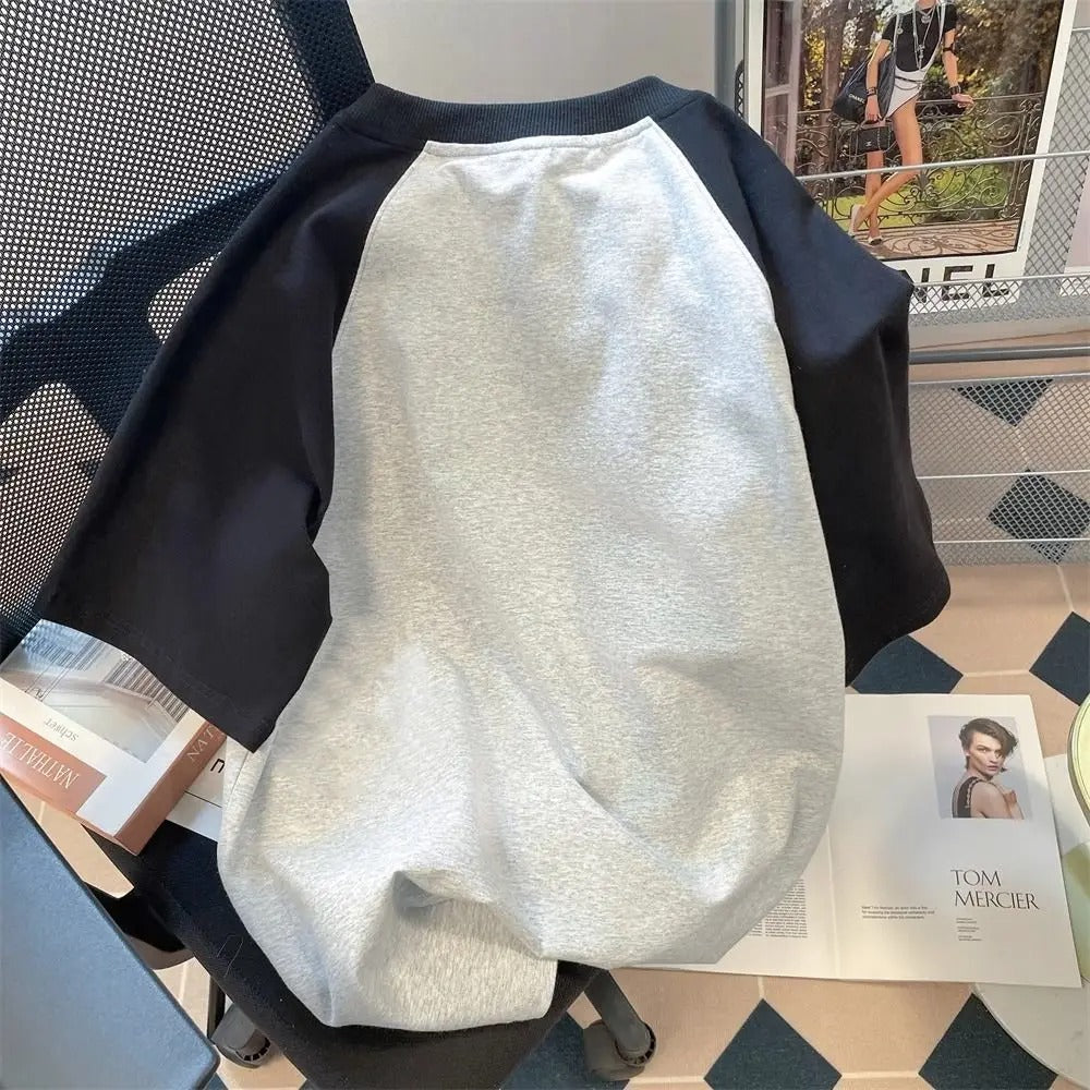 Women's Summer Plus Size Cotton Casual Short-sleeved T-shirt - fairypeony