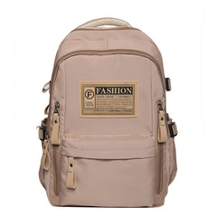 Solid Color Multi pocket Backpack