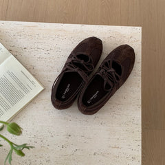 Bowknot Round-Toe Shallow-Mouth Single Shoes