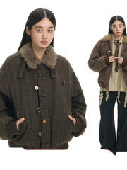 Retro Men's Cotton-Padded Jacket