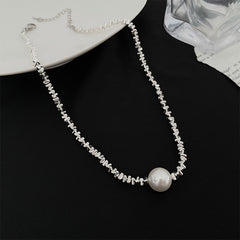Irregular Long Pearl Necklace