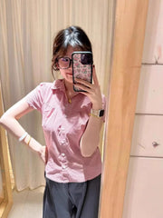 Babydoll short-sleeved shirt