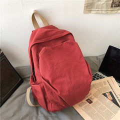 Vintage Wash College School Backpack