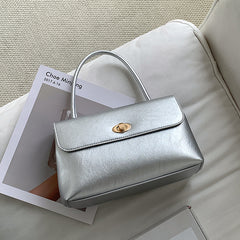 Vintage Oil Wax Pu Leather Handbag