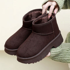 Womens Thermal Slip On Snow Boots