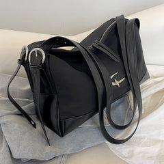 Vintage Metal Logo Shoulder Bag