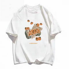 Graffiti Art Short-sleeved T-shirt For Women Summer New Casual Loose Top