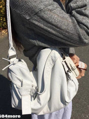 Leather Large Capacity Shoulder Crossbody Bag
