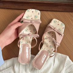 Aesthetic Wedge High Heels Sandals