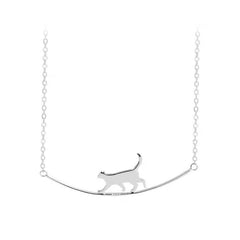 Cute Climbing Cat Pendant Necklace
