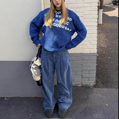 Loose Wide-Leg Corduroy Work Pants – Fleece-Lined Unisex Retro Trousers