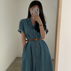 Denim Dress - fairypeony