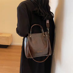 Vintage Large Capacity Crossbody Bag