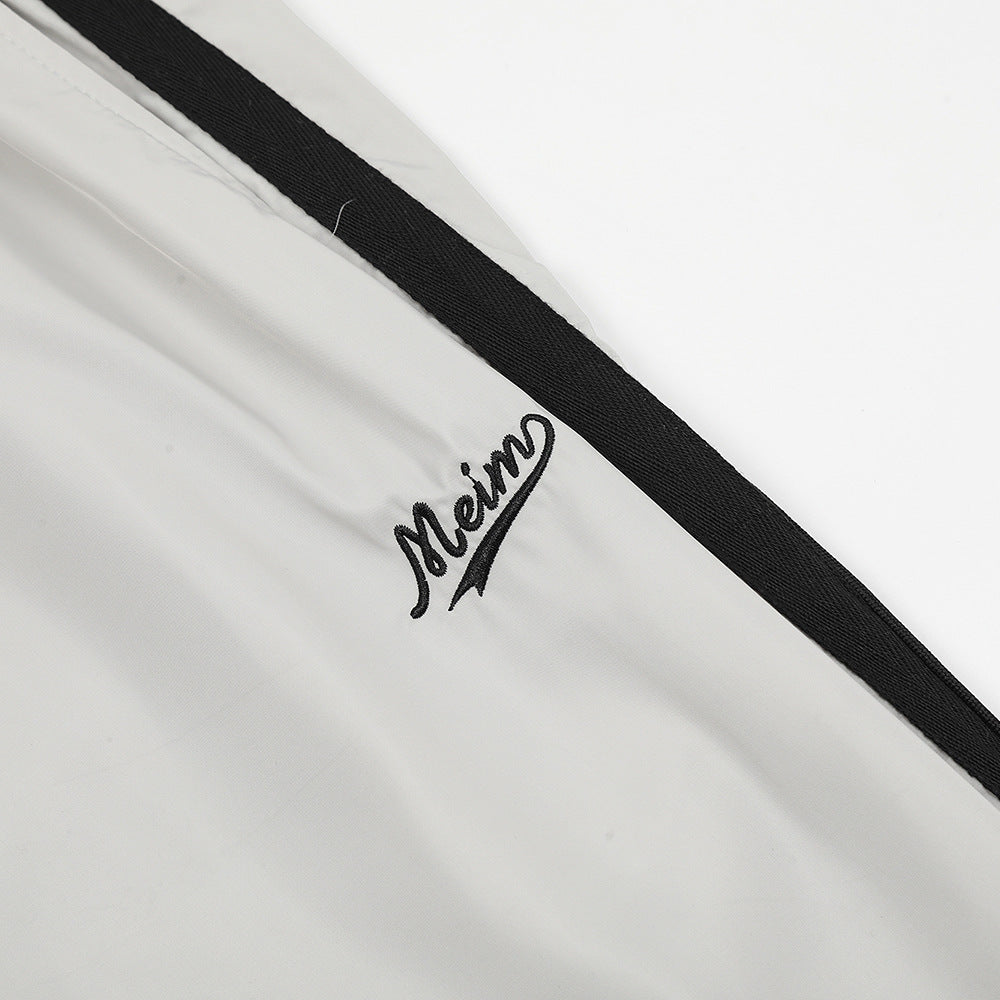 Piping Side Stripe Baggy Sweatpants - fairypeony