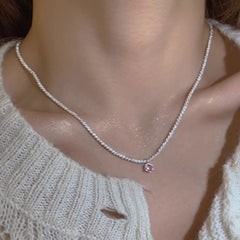 Starfish pearl necklace
