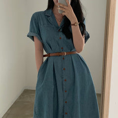 Denim Dress - fairypeony