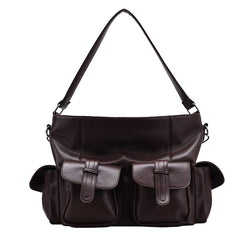Lucky Pocket Leather Crossbody Bag