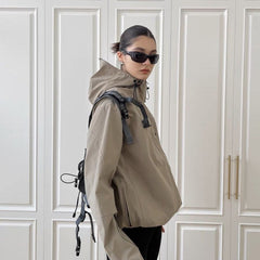 Waterproof Hooded Outdoor Jacket - fairypeony