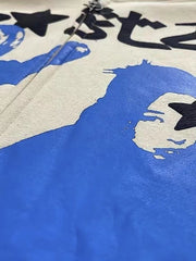 Star Girl Graphic Zip Up Hoodie - fairypeony