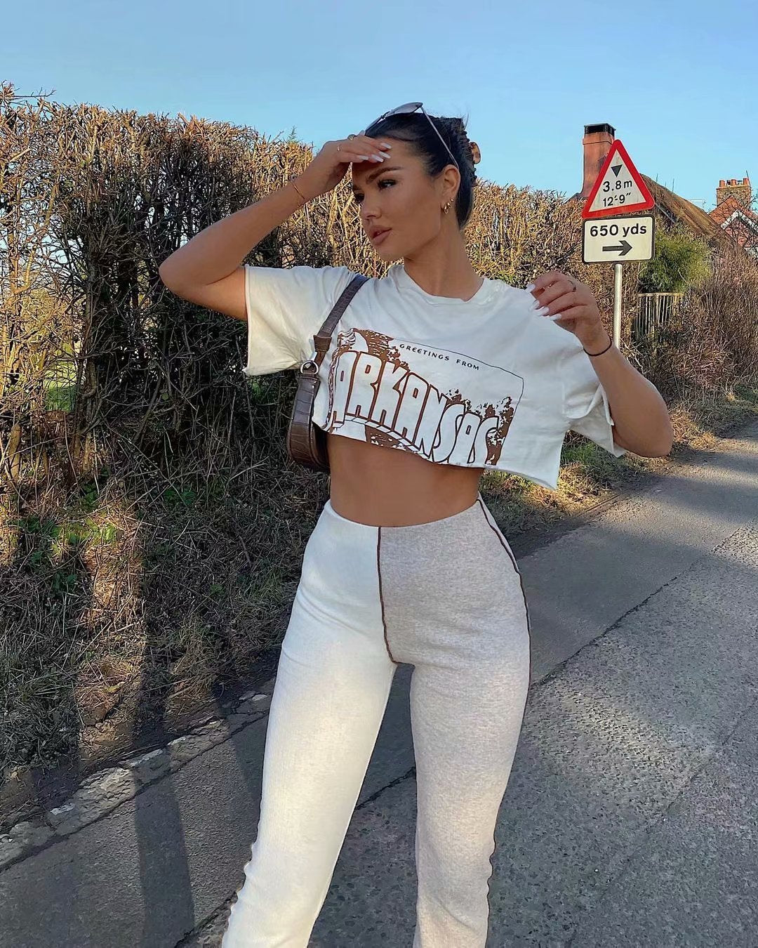 Sexy Color Matching Skinny Flared Pants, , women clothing, sexy-color-matching-skinny-flared-pants, , fairypeony