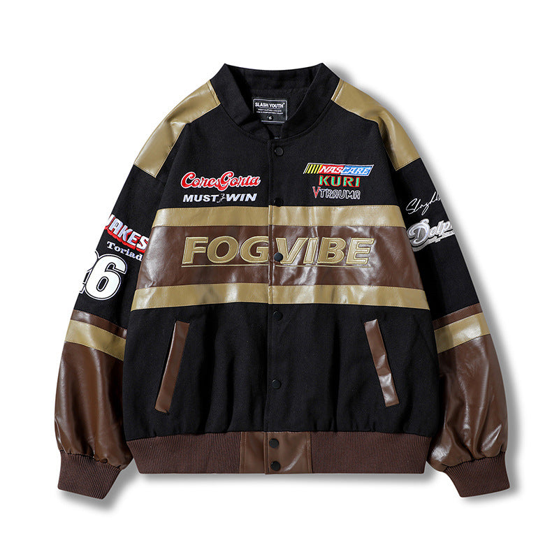 Detachable Moto Varsity Jacket, , women clothing, detachable-moto-varsity-jacket, , fairypeony