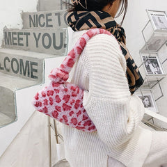 Plush Underarms One-shoulder Handbag, , women clothing, plush-underarms-one-shoulder-handbag, , fairypeony