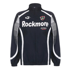 Contrast Logo Graphic Moto Jacket - fairypeony