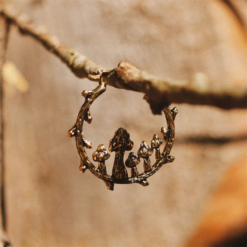 Boho Mushroom Earring, , women clothing, boho-mushroom-earring, , fairypeony