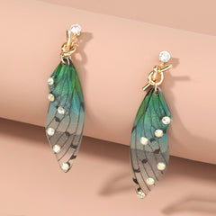 Resin Butterfly Wing Earrings, , women clothing, resin-butterfly-wing-earrings, , fairypeony