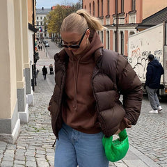 Long Sleeve Warm Cotton Jacket, , women clothing, long-sleeve-warm-cotton-jacket, , fairypeony